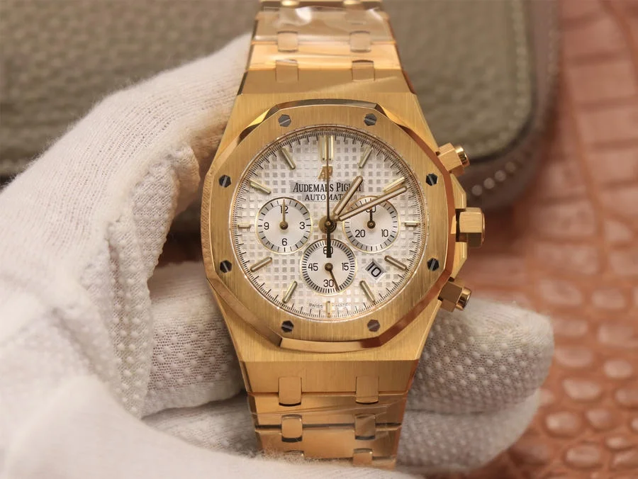 Audemars Piguet Royal Oak Chronograph  Rose Gold on 904L Steel - 1:1 Superclone
