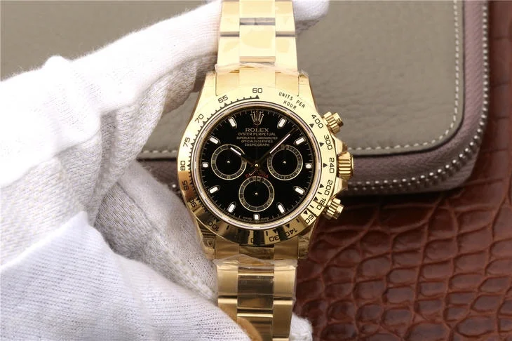 ROLEX COSMOGRAPH DAYTONA 116528 YELLOW GOLD ORIGINAL CAL.4130