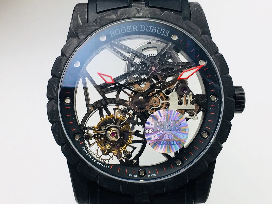 Roger Dubuis - Excalibur Spider DBEX0577 Carbon Fly Tourbillon 1:1 Superclone