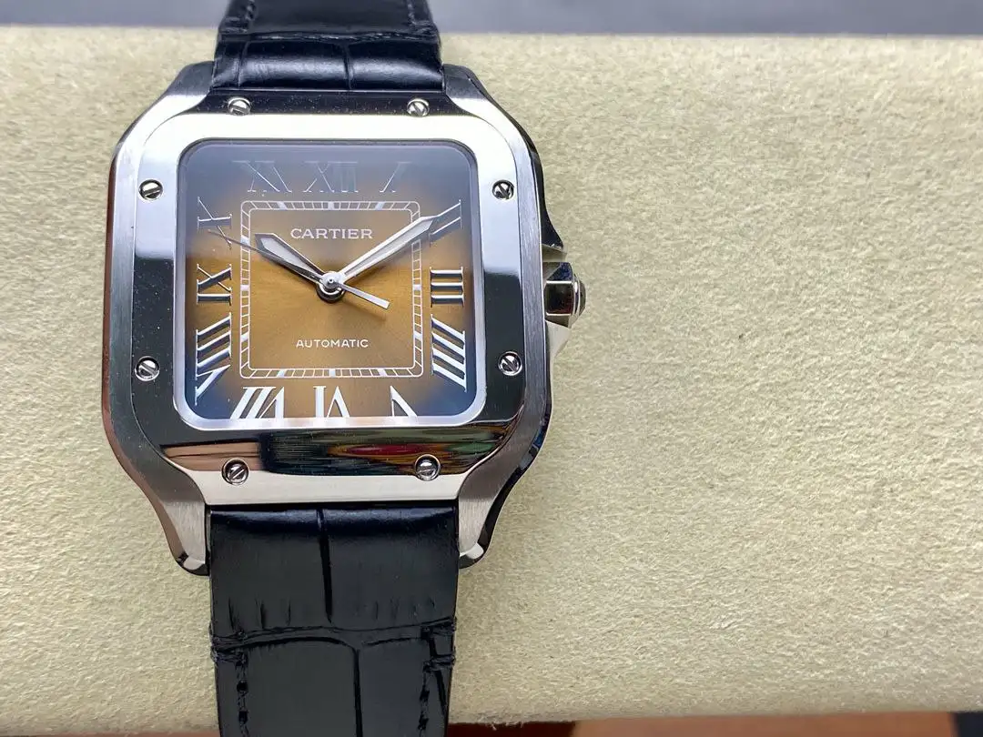 Cartier Santos de Cartier Brown