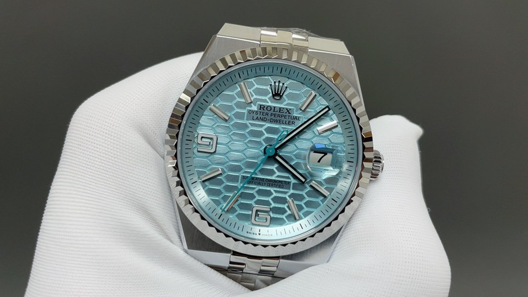 Rolex Oyster Perpetual Land-Dweller Steel Blue 1:1 Superclone