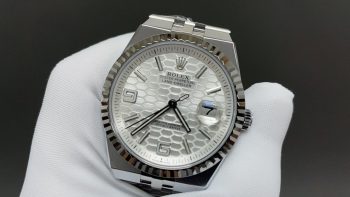 Rolex Oyster Perpetual Land-Dweller Silver Honeycomb 1:1 Superclone