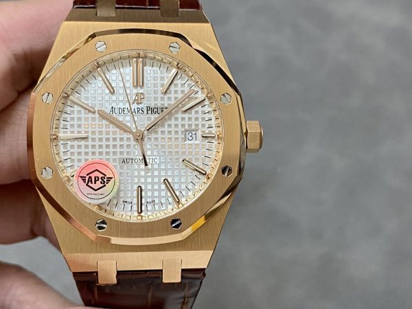 Audemars Piguet Royal Oak 1:1 White Dial Yellow Gold product image 1