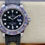 Yacht-Master 40 mm Pastel Rainbow Bezel Steel Case – product image 1