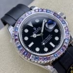 Yacht-Master 40 mm Pastel Rainbow Bezel Steel Case – product image 1