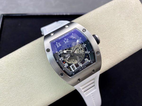 Richard Mille RM010 White Strap Skeleton Dial Automatic Watch product image 2
