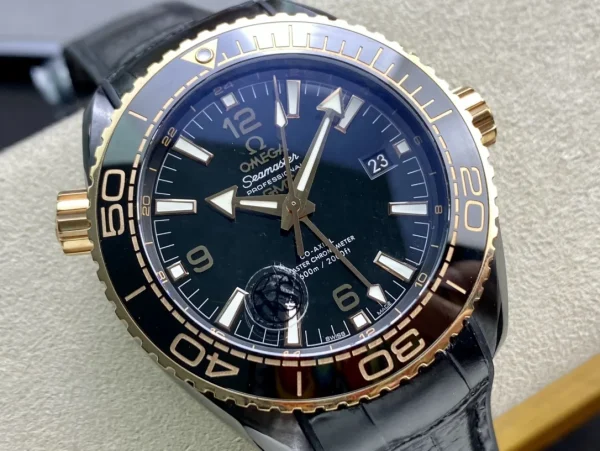 Omega Chieftain Series Black Ceramic Ocean Universe 600 meters "Deep Sea Black" product image 2