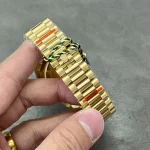 Day Date Rolex Weekly Journal 18K Yellow Gold Plated counter weight — Configuration 01 – product image 1