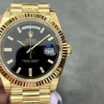 Day Date Rolex Weekly Journal 18K Yellow Gold Plated counter weight — Configuration 01 – product image 1