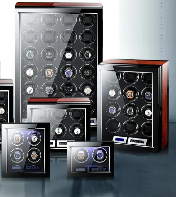 Luxury Automatic Watches Box With Mabuchi Motor LCD Touch Screen and Remote product image 1