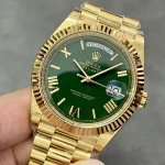 Day Date Rolex Weekly Journal 18K Yellow Gold Plated counter weight — Configuration 02 – product image 1