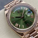 Day Date Rolex Weekly Journal Champaign 18K Gold Plated counter weight – product image 1