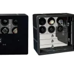 6 Watches Cabinet Winder Steel Safety With LCD Control Intelligent Alarm System – product image 1