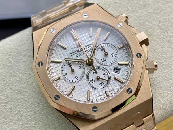 Audemars Piguet Royal Oak Chronograph Rose Gold on 904L Steel - 1:1 Sup — Configuration 02 product image 1