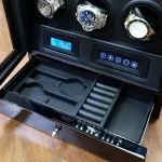 Luxury Automatic Watch Winder With Mabuchi Motor LCD Touch Screen and Remote – product image 1