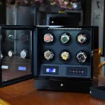 Luxury Automatic Watch Winder With Mabuchi Motor LCD Touch Screen and Remote – product image 1