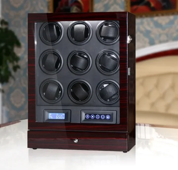 Luxury Automatic Watch Winder With Mabuchi Motor LCD Touch Screen and Remote product image 2