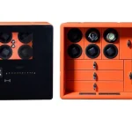 6 Watches Cabinet Winder Steel Safety With LCD Control Intelligent Alarm System – product image 1