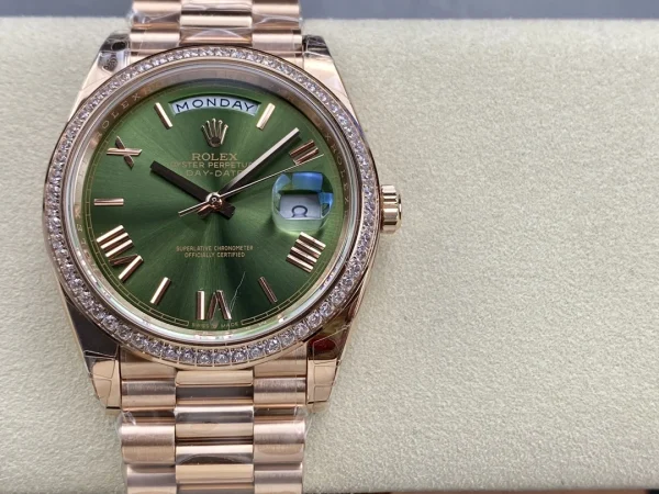 Day Date Rolex Weekly Journal Champaign 18K Gold Plated counter weight product image 1