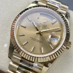 Day Date Rolex Weekly Journal 18K Gold Plated counter weight – product image 1