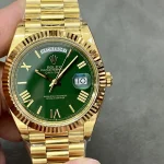 Day Date Rolex Weekly Journal 18K Yellow Gold Plated counter weight — Configuration 02 – product image 1