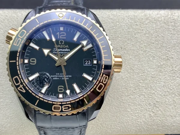 Omega Chieftain Series Black Ceramic Ocean Universe 600 meters "Deep Sea Black" product image 1
