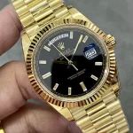 Day Date Rolex Weekly Journal 18K Yellow Gold Plated counter weight — Configuration 01 – product image 1