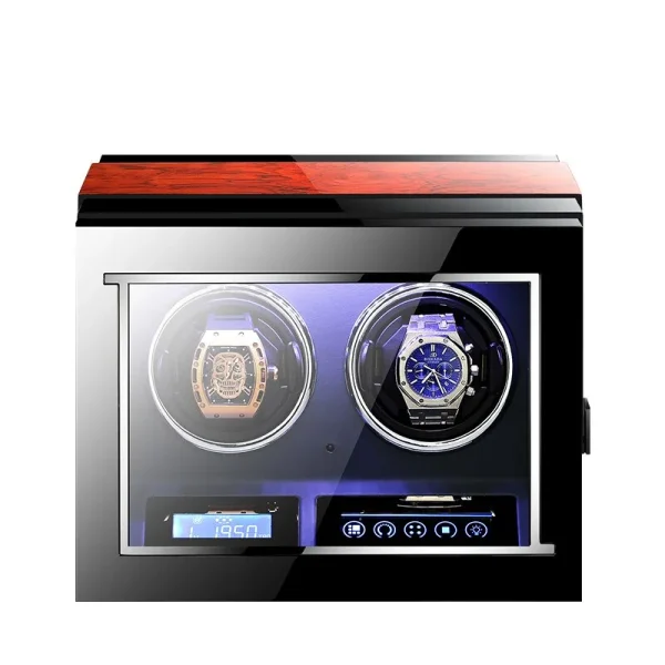 Luxury Automatic Watches Box With Mabuchi Motor LCD Touch Screen and Remote product image 2