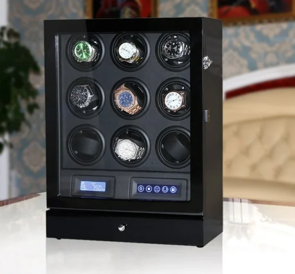 Luxury Automatic Watch Winder With Mabuchi Motor LCD Touch Screen and Remote product image 1