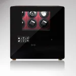 6 Watches Cabinet Winder Steel Safety With LCD Control Intelligent Alarm System – product image 1