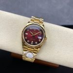 Rolex Rare Stella Oxblood Dial** 18k Yellow Gold – product image 1
