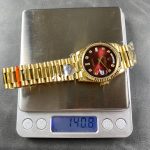 Rolex Rare Stella Oxblood Dial** 18k Yellow Gold – product image 1